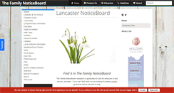Desktop Screenshot of lancaster.thefamilynoticeboard.co.uk